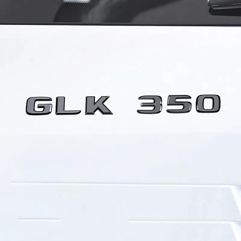 Applicable to for Mercedes-Benz GLK300LGLK350 GLK200 220 260 letter tail logo sticker 3D ABS badge GLK automotive supplies.