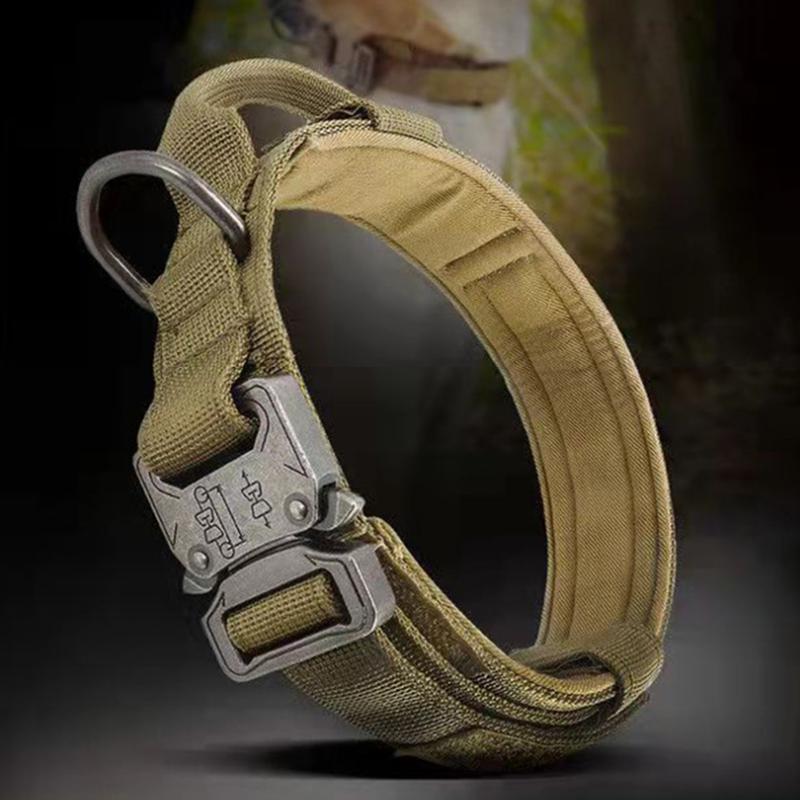 Large Dog Collar Dog Harness And Leash Set Pet Training Vest Tactical German Shepherd K9 Harnesses For All Sizes Dogs