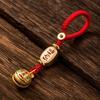 Chinese Style Vintage Keychain Pendant Souvenirs Car Keychain  Year Lucky Keychain Exquisite Backpack Decoration Gifts