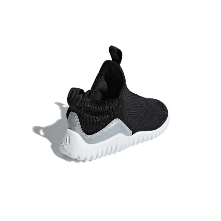 adidas Rapidazen I Износостойкие ботинки средней высоты для малышей Черно-серые Младенцы и малыши D96861