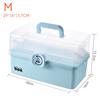 Portable 3 Layers First Aid Kit Medicine Storage Container Large Capacity Family Medicine Organizer Box Family Emergency Kit Box