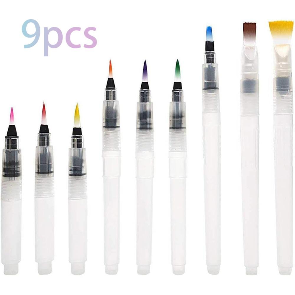 Easy To Use Refillable Paint Brush Water Pen Soft Watercolor Brush Ink Pen Beginners
