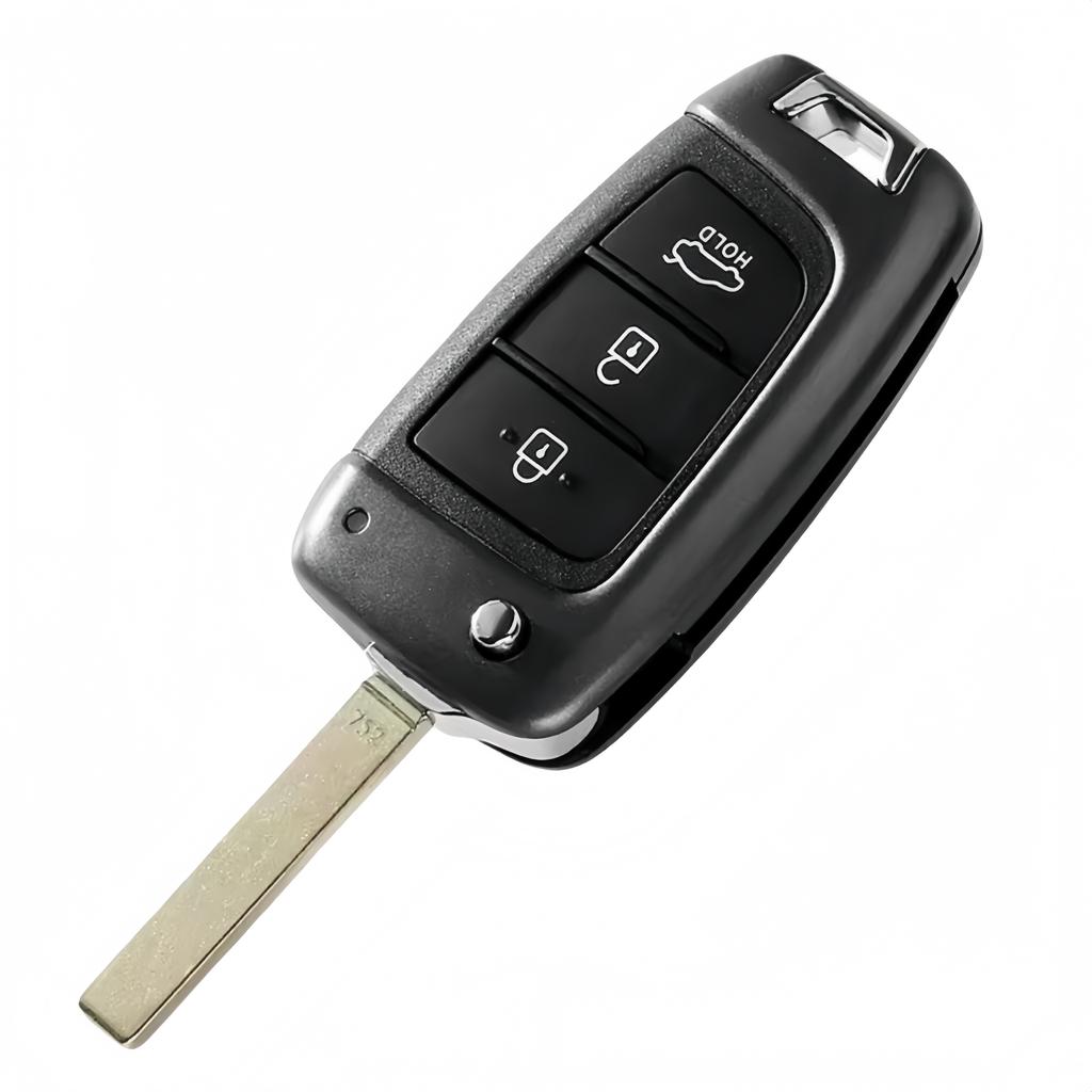 Xjmynb Для Hyundai Accent Kona Tucson Elantra Accent Solaris Verna + Флип-кейс для умного ключа с кнопками 2/3