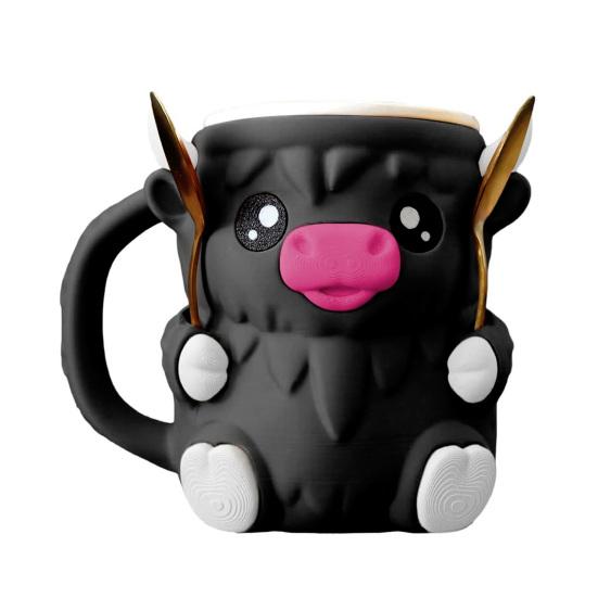 Highland Cow Ice Cream Pint Holder Insulated Ice Cream Cozy