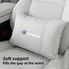 Volvo Car Suede Seat Headrest Cotton Neck Pillow For Volvo V60 V40 XC90 S60 C30 XC60  V70 S90 Rdesign Auto Interior Lumbar Pillo