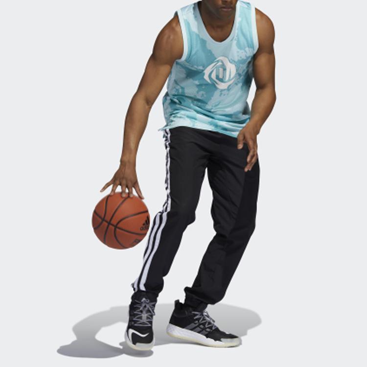 Adidas Derrick Rose Graphic Print Basketball Tank Top Men Tops Mint-Green GV4697