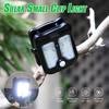 LED Solar Garden Outdoor Lights Clip Light Waterproof Motion Sensor Camping Lamp Rechargeable for Landscape Wall Decoration