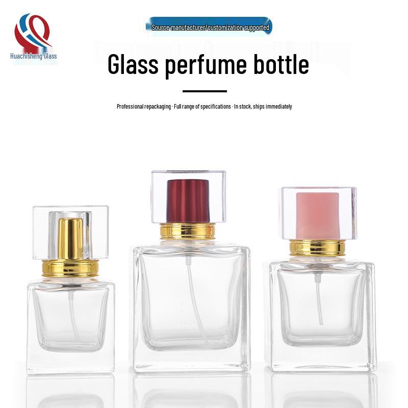 Thick-Bottom Perfume Spray Bottle - Snap-On Glass Sample