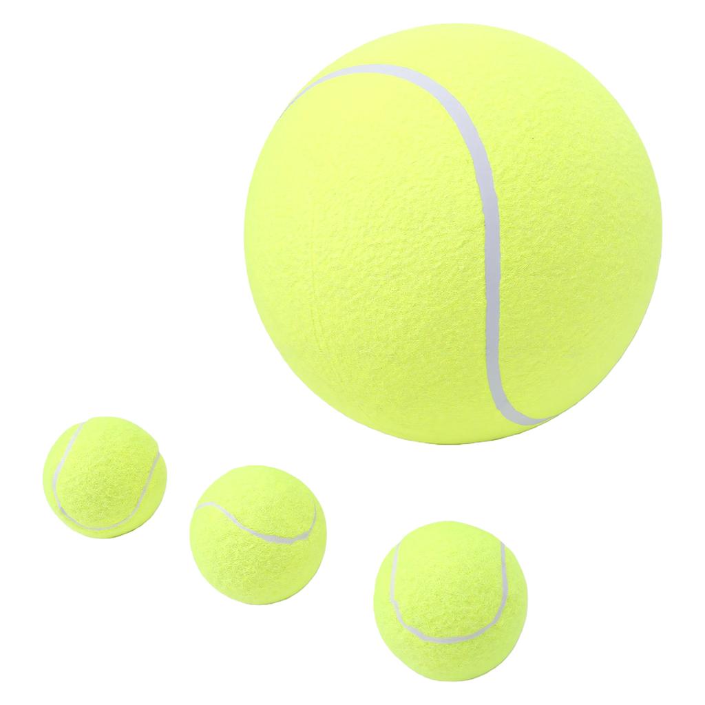 Большой надувной собачий теннис с насосом Extra Large Pet Tennis Набор Ярко-желтый Зеленый Высокий Фетровый Уличный Пляжный Садовый Игровой Игрушка