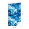 Wallpaper Ink blue, azure, turquoise and celadon 50x1000