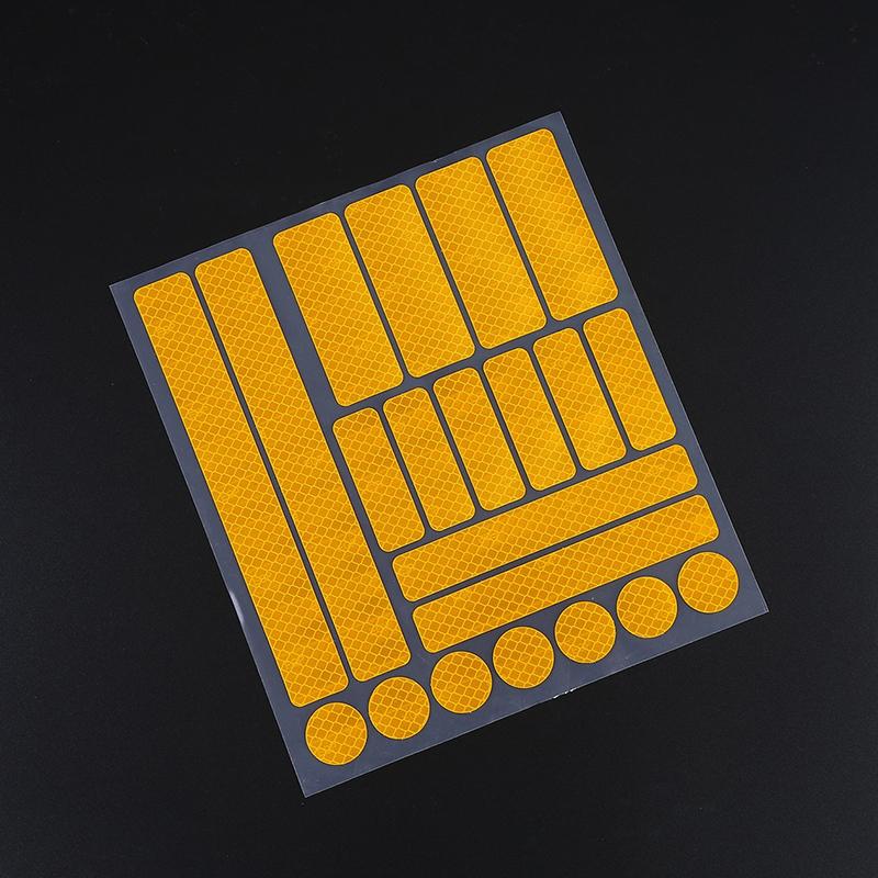 Авто светоотражающие наклейки мотоцикл велосипедный отражатель обод колеса велосипеда ночное предупреждение безопасности светоотражающая пленка наклейка украшение