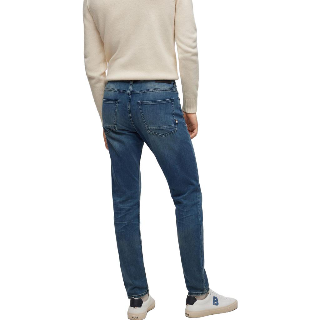 HUGO BOSS Straight-Leg Slim-Fit Jeans 50488503-444