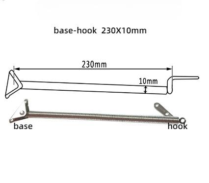 1PC boat hatch spring support Marine Hardware Stainless Steel Hatch Lid Adjuster Spring Boat hatch Holder Top Mounting Bar