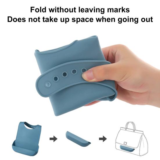 Водонепроницаемый регулируемый силиконовый нагрудник для взрослых, гибкий многоразовый, устойчивый к беспорядку, легко протирается, нагрудник для пожилых людей для еды