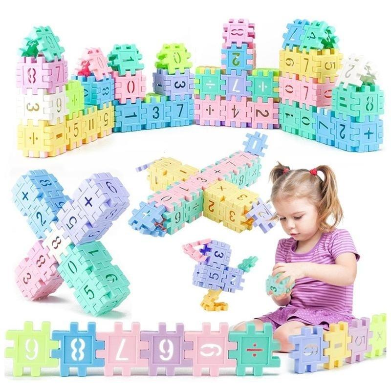 Play Puzzle Educational Building Blocks Bricks Toys-Digital Square New