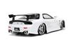 Jada Toys Fast & Furious Series 1/24 Scale F&F 1993 Mazda RX-7 White with HKS Logo, Finished Model, JADA32607
