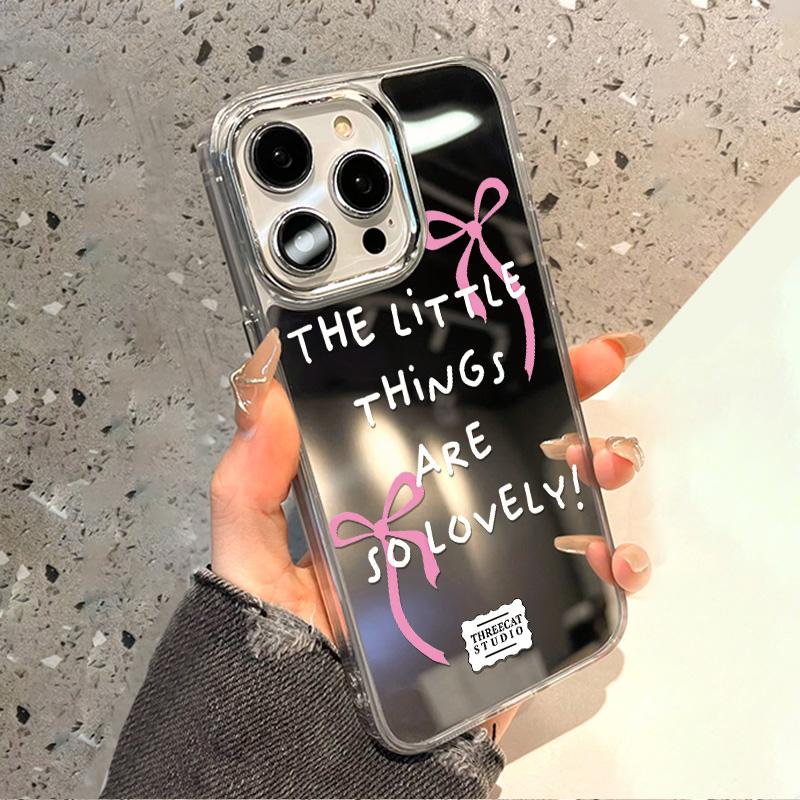 Many Styles Makeup Mirror Phone Case For IPhone 17 17E 16E 16 Pro Max 13 11 15 14 12 Air Cute Cat Painted Funda Coque Cover