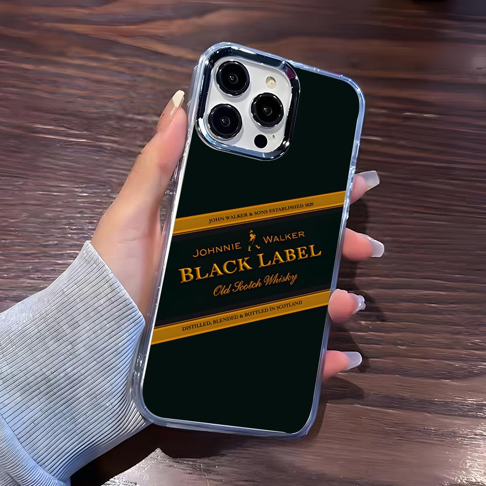 Чехол для телефона с логотипом Johnnie Walker для iPhone 17 Pro Max 16 15 14 Pro Max iPhone 13 Pro Max 11 Plus Прозрачная крышка