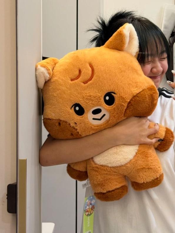 40cm Soft Plush Doll Keychain Cartoon Stuffed Toy PP Cotton Filling Cute Pendant Birthday Gift For Fans