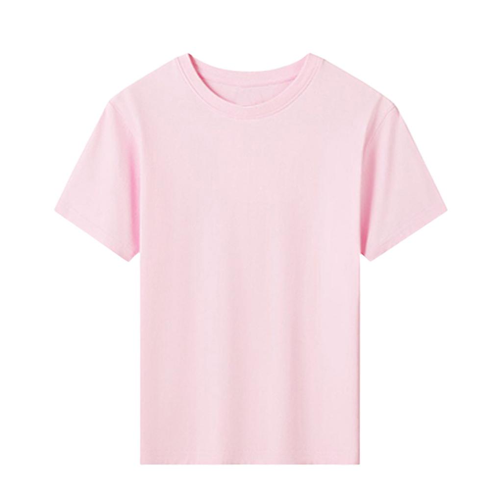 Детская футболка, свободный повседневный свитер с круглым вырезом и принтом, короткий рукав, футболка, топ