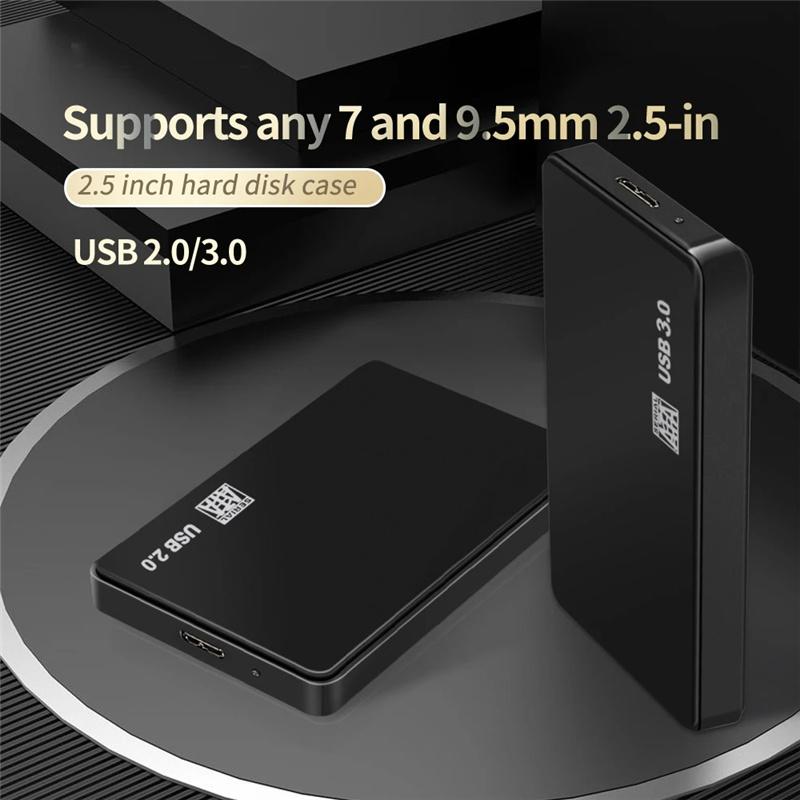 USB 3,0 до 2,5-дюймовый чехол для жесткого диска SATA HDD SSD корпус 5 Гбит/с внешний жесткий диск для ПК, ноутбука, смартфона, ПК, ноутбука