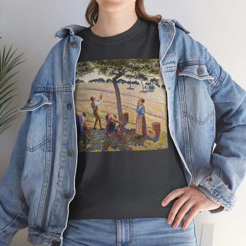 Camille Pissarro Apple Harvest Art T-Shirt and kids tshirt, Vintage Art Apparel