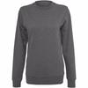 Womens/Ladies Plain Light Crewneck Sweater