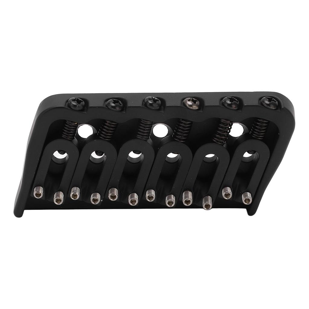 Guitar Bridge 6 String Metal 10.8mm String Distance Delicate Guitar Bridge Black