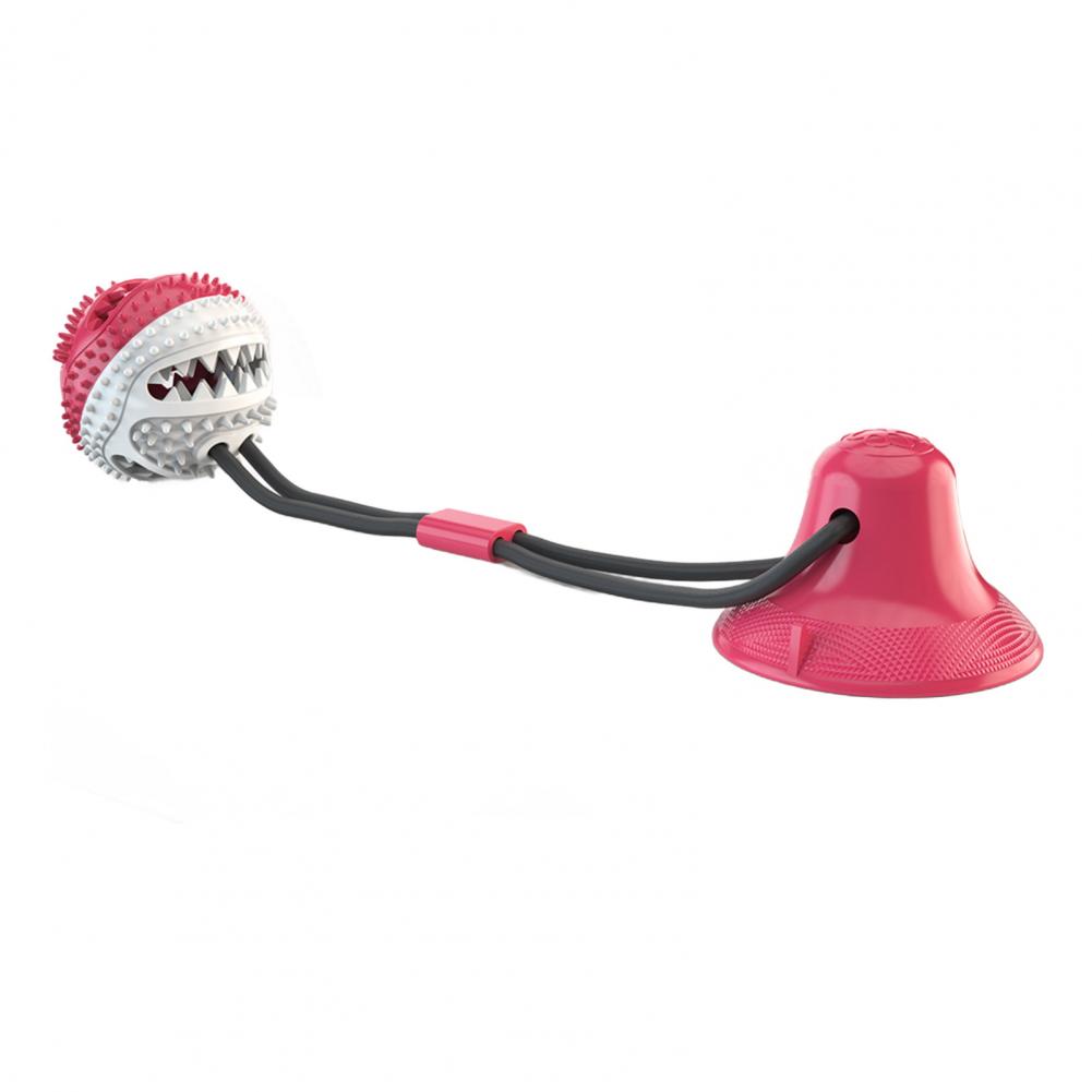 Игрушки для жевания для собак с агрессивным жеванием Интерактивная игрушка для собак на присоске Игрушка-канатик для прорезывания зубов Головоломка для собак с лакомствами Игрушка-мяч-диспенсер для корма