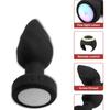 Кольцо с дистанционным управлением, подсветка, анальная пробка, 10-частотный вибрационный массажер для анальной мастурбации, эротические товары для взрослых