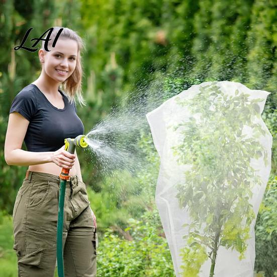 Strawberry Blueberry Plant Net Netting Bag with Drawstring Heavy Duty Garden Bird Netting Fine HDPE Mesh Barrier for Plants Insect Bushes Saplings,