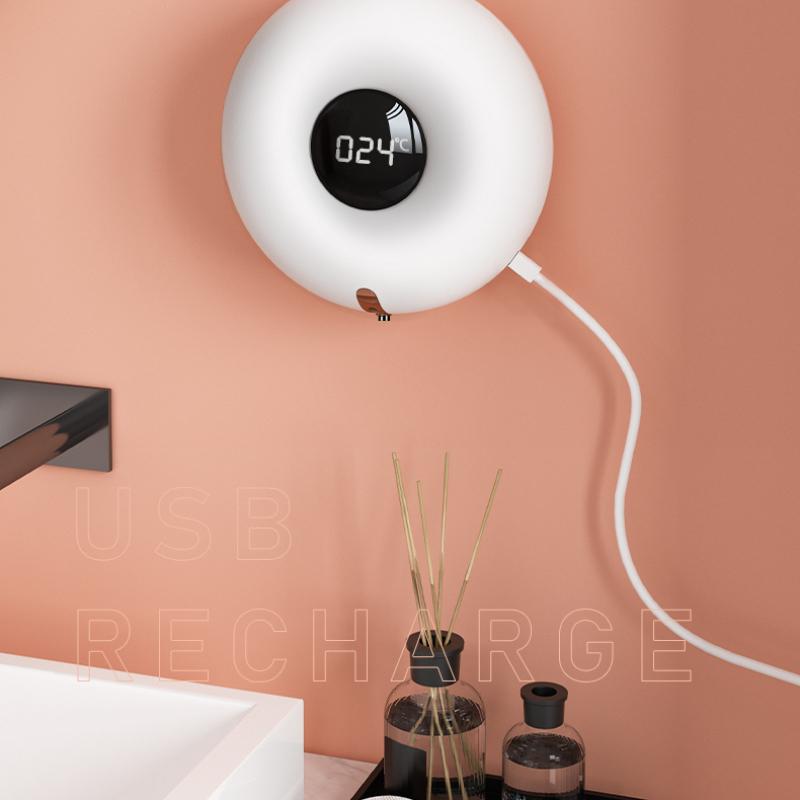 Автоматический дозатор мыла, 300 мл, умная пенная машина с зарядкой через USB, бесконтактный светодиодный дисплей, датчик, дозатор пенного мыла, дезинфицирующее средство для рук