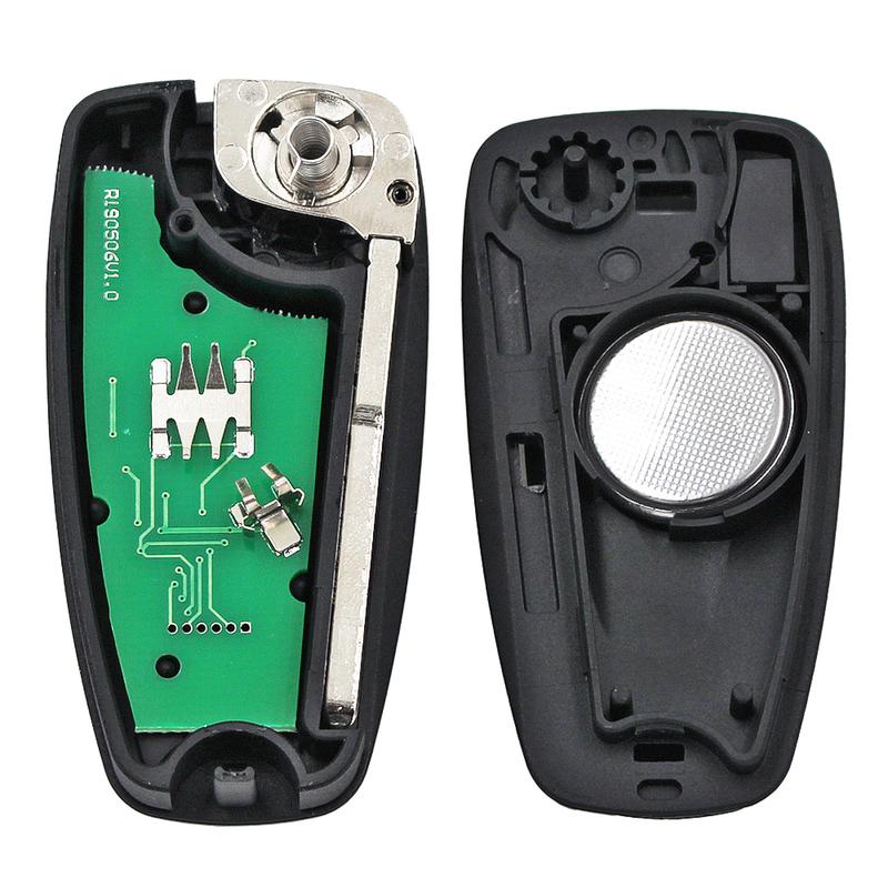 Ecusells Remote Car Key 434MHz 4D83 Chip A2C53435329 For Ford Transit Connect Transit Custom 2012-2016 BK2T-15K601-AA/ AB/ AC/AD