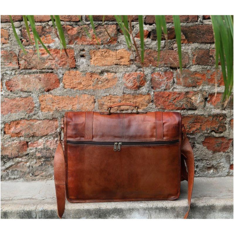 18-дюймовая персонализированная сумка-мессенджер из натуральной кожи, сумка для ноутбука, сумка через плечо, подарок для мужчин, офисная сумка, рабочий портфель, большая сумка, деревенская сумка