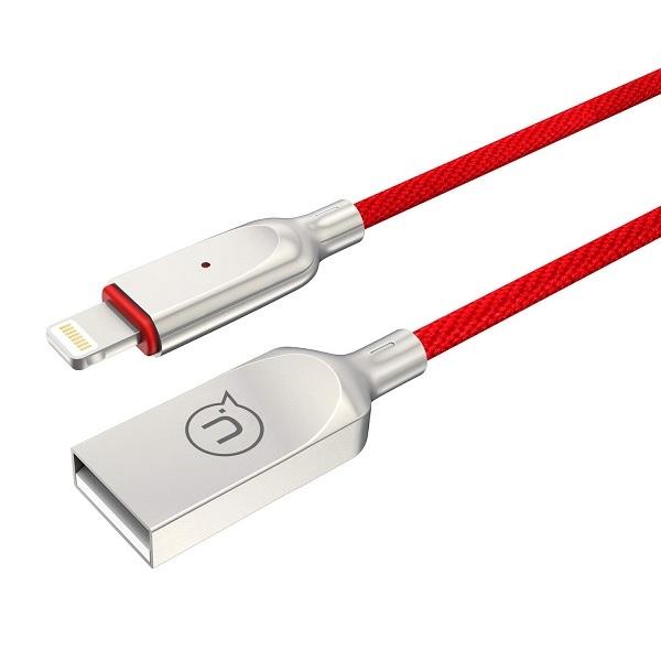 Kabel Lightning USAMS 1,9m Power-off Czerwony