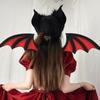 Bat Ears Headbands Teens Anime Cosplay Hairband Women Faux Furs Plush Hair Hoop for Cosplay and Themed Parties