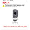 Fashion Car Remote Key Case Full Cover Holder For Mercedes Benz A C E S G Class GLC CLE CLA GLB GLS W177 W205 W213 W222 X167 AMG NF6