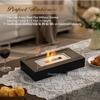 Ethanol Fire Pit Lamp: Rectangular Desktop Fireplace & Outdoor Heater