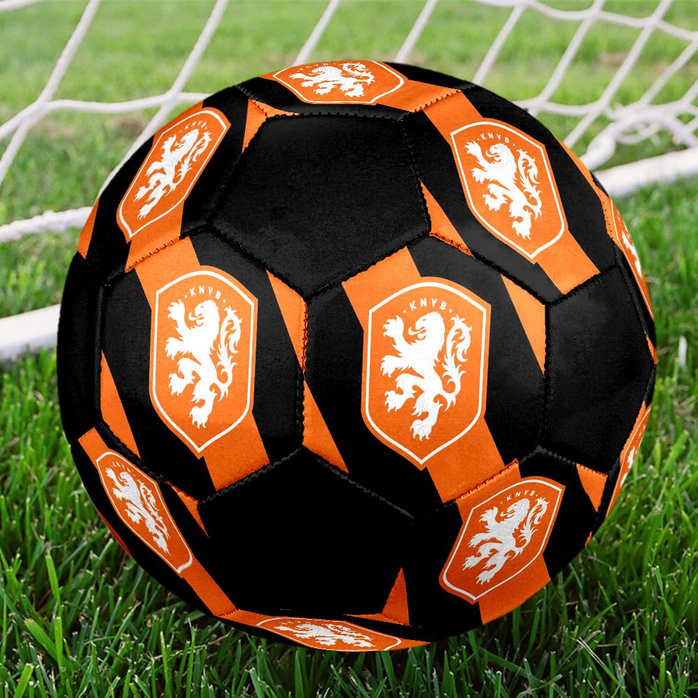 KNVB Indoor Soccer Ball Colorful Machine Stitched PVC Size 5 Team Training Competition Ready Durable High-Bounce Cool Sports Gift