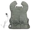 Back Heating Pad Dark Grey Soft Plush Hands Free Design Ergonomic Neck Outline 6 Temperature Adjustm