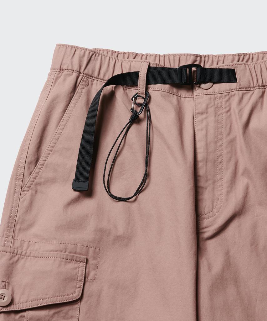 MUSINSA STANDARD [City Leisure] Wide Belted Cargo Pants [Desert Pink]