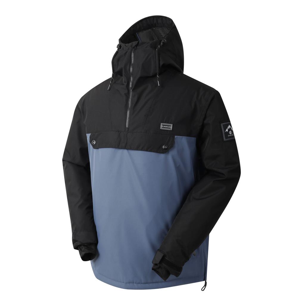 Mens Freeride II Colour Block Overhead Ski Jacket