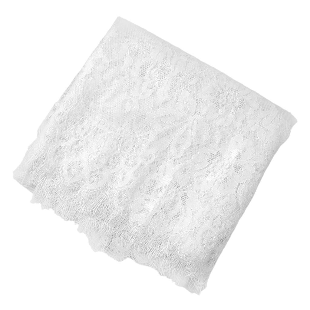 White Lace Table Runner French Wedding Table Cloth Family Table Decoration 36x300cm