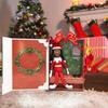 Snoop Elf On The Stool Funny Hip Hop Doll Christmas Ornaments Plush Doll Toy Collectible Home Decoration