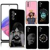 Индийский Сидху Мус Вала Чехол для Телефона Для Samsung S24,23,22,30,21,10,9,Ultra,Plus,Lite,FE,5G Черный Мягкий Чехол