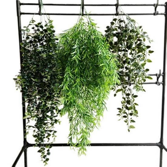 Large Eucalyptus Vine Ceiling and Wall Hanging - Simulated Willow Leaf Decorative Garland