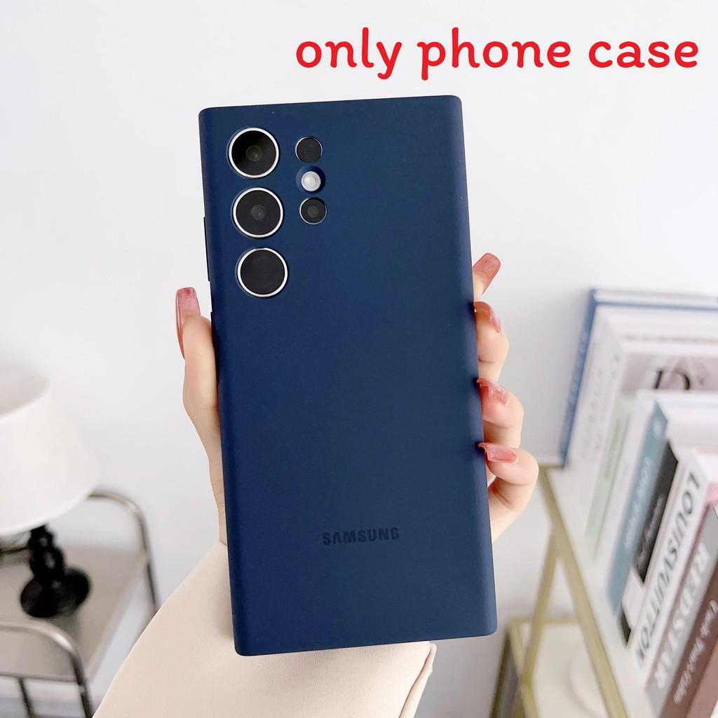 Для Samsung S24 Ultra Силиконовый Чехол-Накладка Полностью Закрывающий Телефон с Напылением для Защиты и Стиля