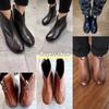 Fashion 2024 New Autumn Winter Warm Plush Low Heel Booties Women Fashion Ladies Ankle Boots Soft Sole Female Leather Short Boot Footwear