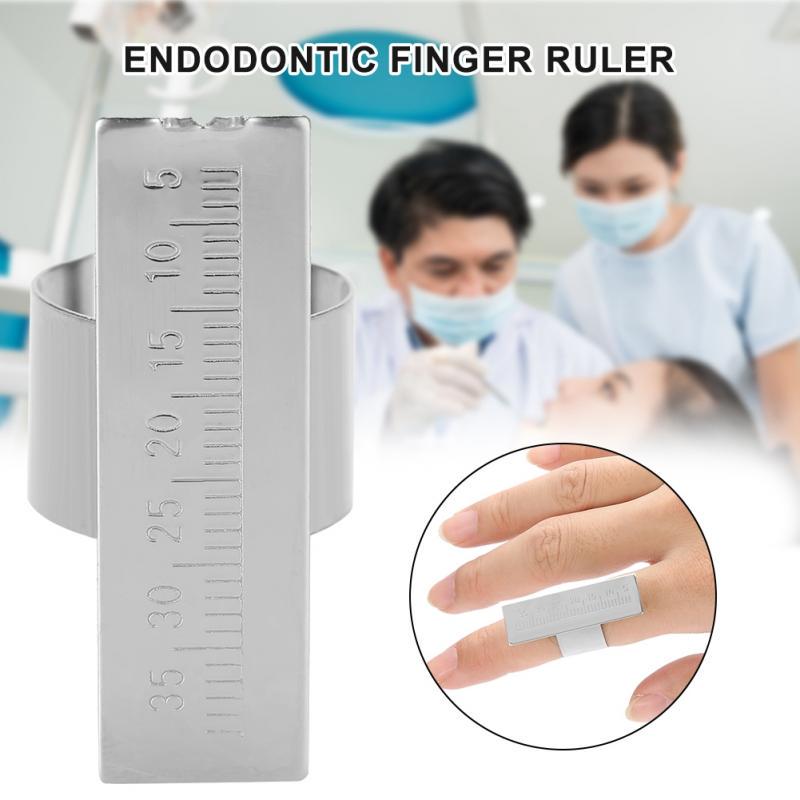 Stainless Steel Dental Endodontic Finger Ruler For Endo Span Measurement Scale Gauge Instrument Tool Dentist Supplies