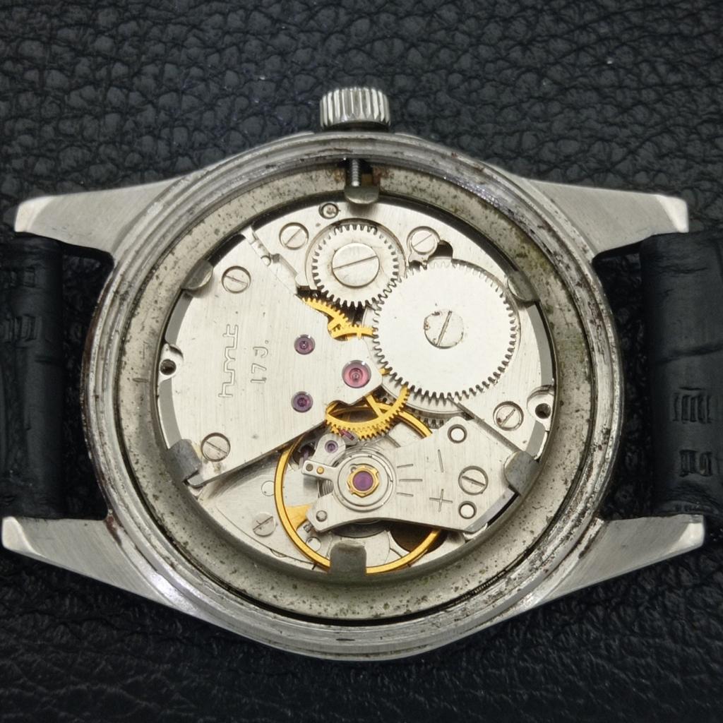 ВИНТАЖНЫЕ HMT JANATA МЕХАНИЧЕСКИЕ ИНДИЙСКИЕ МУЖСКИЕ ЧАСЫ С ЧЕРНЫМ ЦИФЕРБЛАТОМ a700319-5 R202-a700319